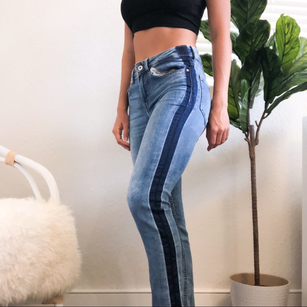 Striped Jeans